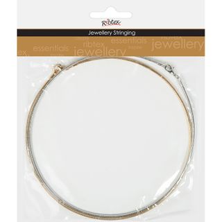 Double Necklace Ring Silver Gold 2Pcs