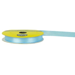 RIB 10MM POLYESTER SATIN LIGHT BLUE 10M