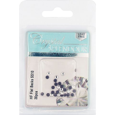 Stellux Hf Flat Backs Ss10 30Pcs Crystal