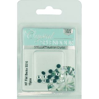 Stellux Hf Flat Backs Ss16 15Pc Crystal