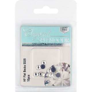 Stellux Hf Flat Backs Ss20 10Pc Crystal