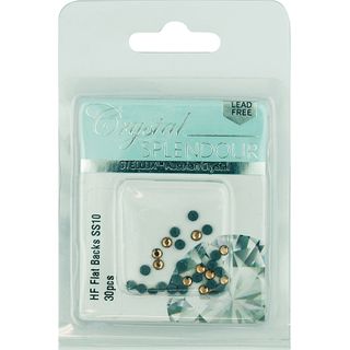 Stellux Hf Flat Backs Ss10 30Pc Lt Topaz