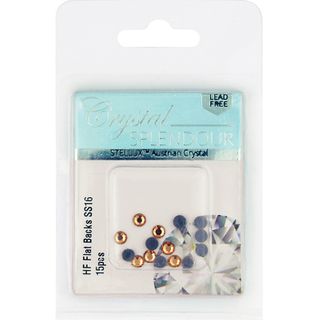 Stellux Hf Flat Backs Ss16 15Pc Lt Topaz