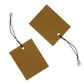 GIFT TAGS 5X4CM NATURAL 40PCS