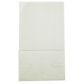 BAGS W GUSSET PAPER 21X12X8CM WHITE 8PC