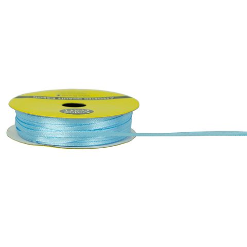 RIB 3MM SATIN BABY BLUE 15MTR