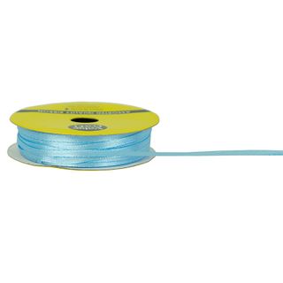 RIB 3MM SATIN BABY BLUE 15MTR