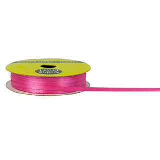 RIB 3MM SATIN ROSE 15MT