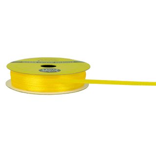 RIB 3MM SATIN BRIGHT YELLOW 15MTR