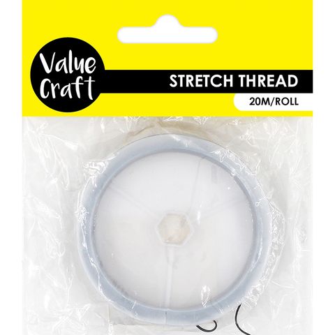 STRETCH THREAD ROLL EASY KNOT BLACK 20M