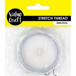 STRETCH THREAD ROLL EASY KNOT BLACK 20M