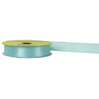 RIB 15MM SATIN BABY BLUE 6M