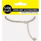 JF BRACELET  19CM SNAKE CHAIN SILVER 1PC
