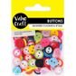 BUTTON 10MM WHITE- MULTI AST 90PC