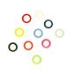 BUTTON 10MM WHITE- MULTI AST 90PC