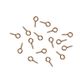 Screw In Eye Loop Gold 50Pcs