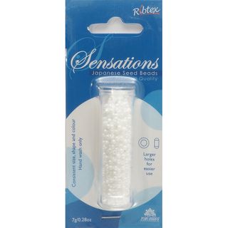 Toho 2.2Mm Seed Bead Ab White 7G