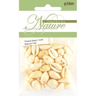 Cowrie Shel 16Mm One Hole Nature 15G