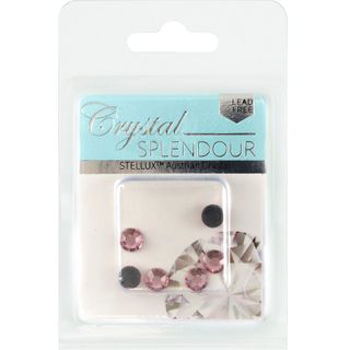 Stellux Hf Flat Backs Ss30 6Pcs Lt Rose