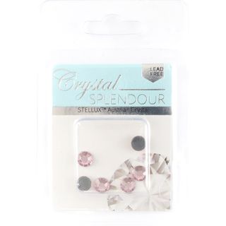 Stellux Hf Flat Backs Ss30 6Pcs Lt Rose