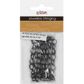 Chain Twisted Round Link 8x6mm Silver 1m