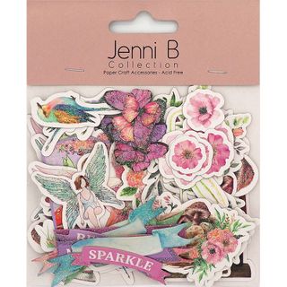 Jenni B Die Cuts Fairy Sparkle Pinks
