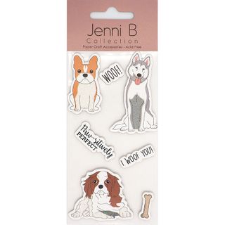 Jenni B Woof Dog Glitter 7Pcs