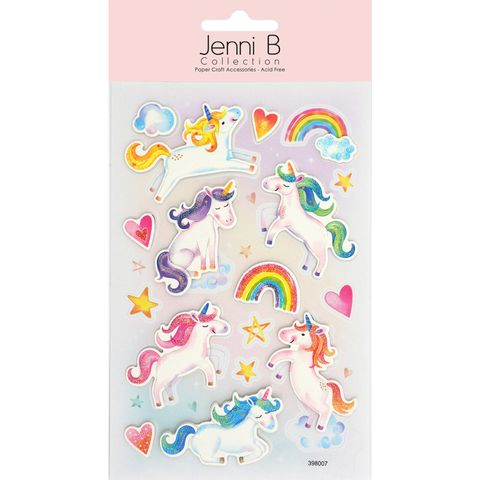 Jenni B Unicorn Rainbow Multi 17Pcs