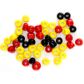 BEADS SEED  3.6MM MULTI  RYB 60G