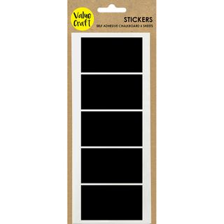 Stickers C Board Labels Rect  6 Sheets