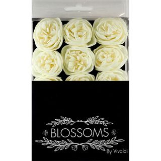 Peony Heads 40Mm 15Pc White