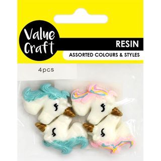 RESIN UNICORN 4PCS