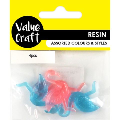 RESIN FLAMINGO 4PCS