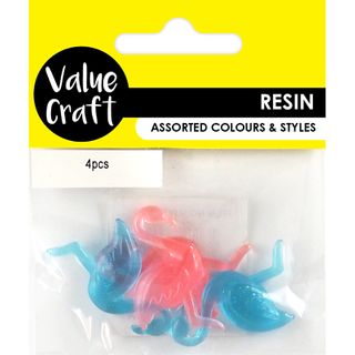 RESIN FLAMINGO 4PCS