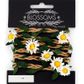 Twine Plaited Leaf With Daisy 1m