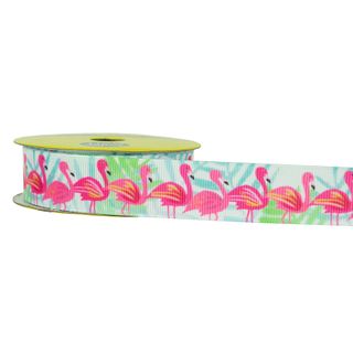 Rib 22Mm Grosgrain Flamingo 3M