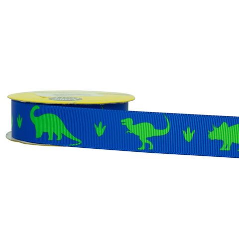 Rib 22Mm Grosgrain Dinosaur 3M