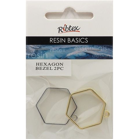 UV RESIN BEZEL FRAME HEXAGON