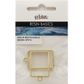 UV RESIN BEZEL FRAME RECTANGLE GOLD