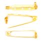 JF ACC BROOCH BACK SMALL GOLD 10PCS