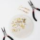 Earring Posts with Hole Gold 12mm 30pc