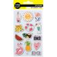 Assorted Summer 3D Stickers  1 Sheet