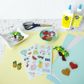 Assorted Summer 3D Stickers  1 Sheet