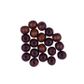 Bead Wood Round 12Mm Walnut 25Pcs