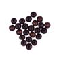 Bead Wood Round 12Mm Dk Brown 30Pcs