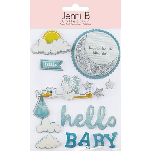 Jenni B Baby Boy Blue 14Pc