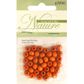 Bead Wood Round 8mm Orange 40Pcs