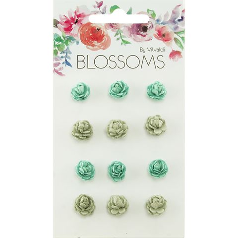 MICRO ROSES PACIFIC BLUE 12PCS
