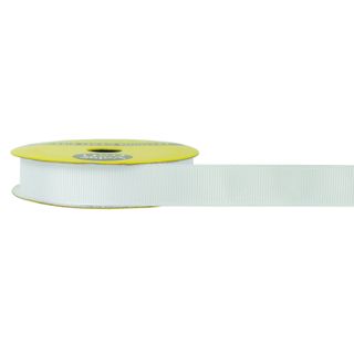 RIB 15MM GROSGRAIN WHITE 3M