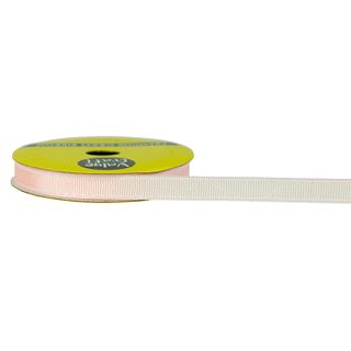 RIB 10MM STITCHED GROSGRAIN BABY PINK 3M